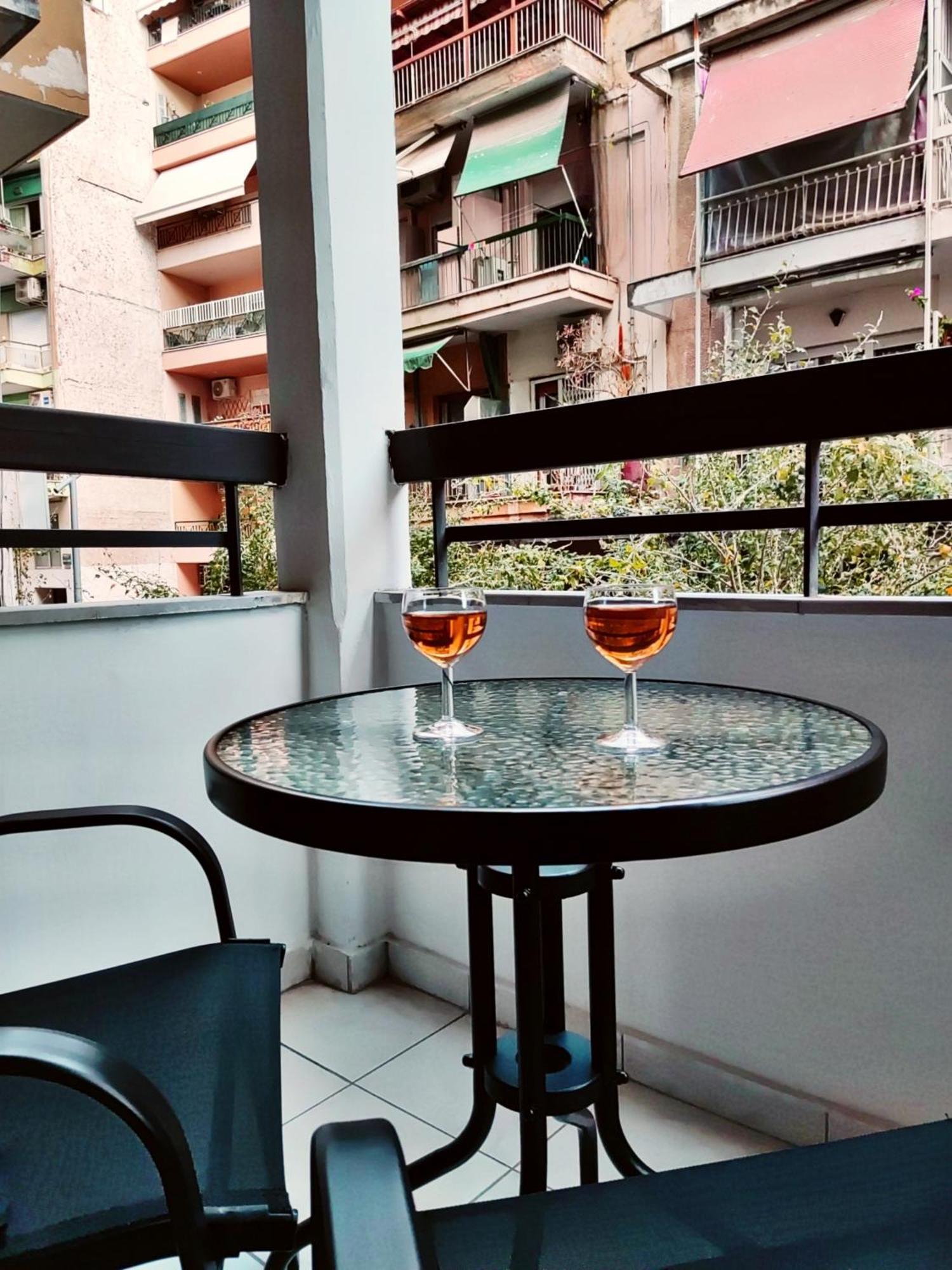 Elegant Central Studio With Balcony & 1 Gbps Fiber Θεσσαλονίκη Εξωτερικό φωτογραφία